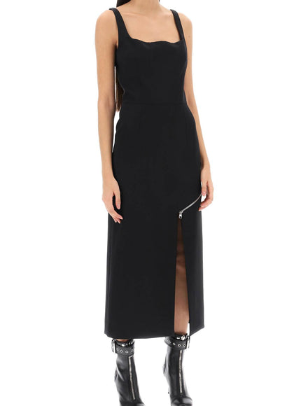 Alexander Mcqueen midi sheath dress with convertible panel