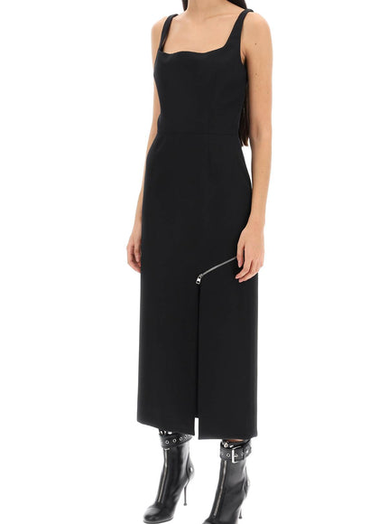 Alexander Mcqueen midi sheath dress with convertible panel