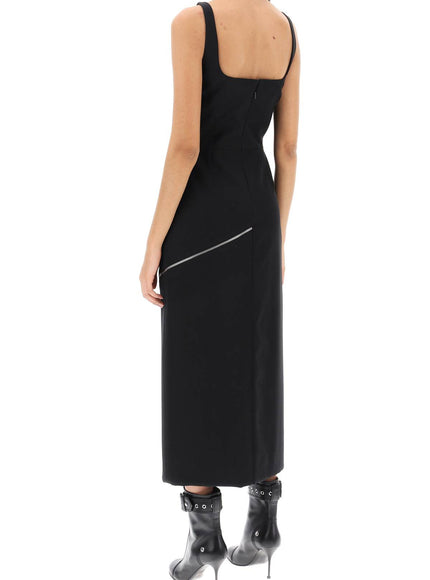 Alexander Mcqueen midi sheath dress with convertible panel