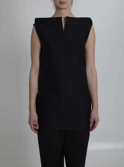 Balenciaga Vareuse Mini Dress 36 Black