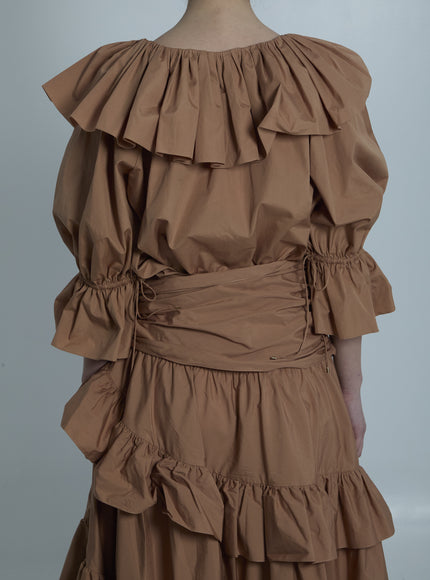 Chloe Maxi Skirt With Ruffles