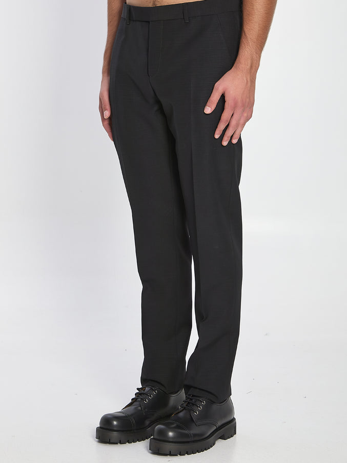 Dior Homme Tailored Trousers In Wool And Mohair