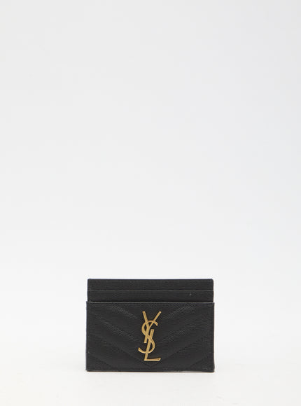 Saint Laurent Cassandre Cardholder QT Black