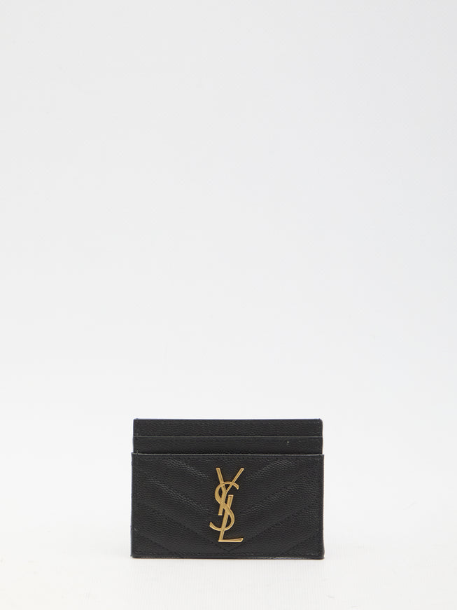 Saint Laurent Cassandre Cardholder QT Black