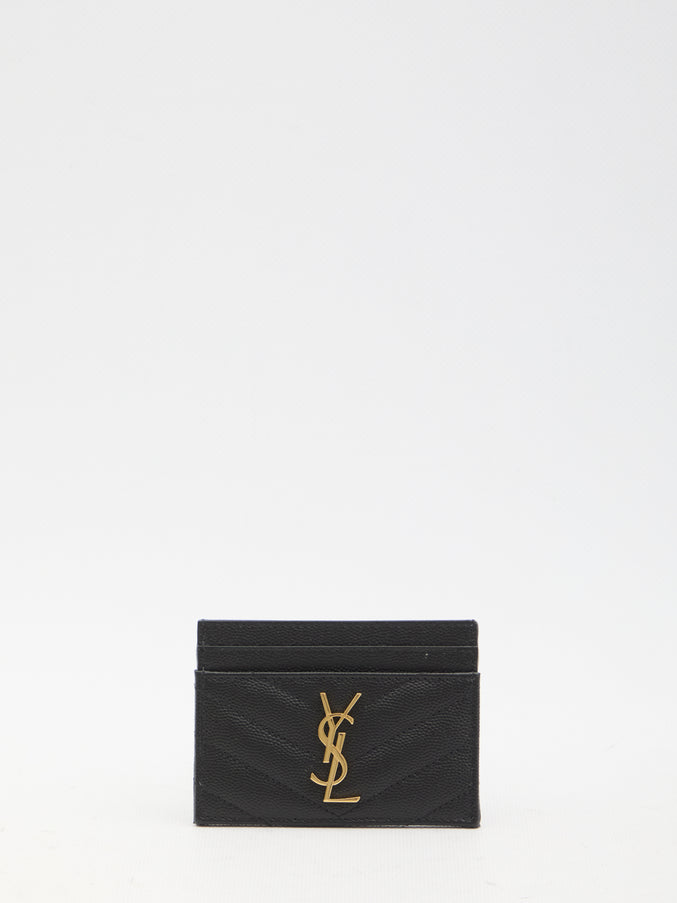 Saint Laurent Cassandre Cardholder QT Black
