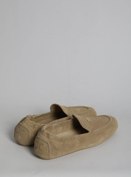 Celine Triomphe Loafer With Elastic Back