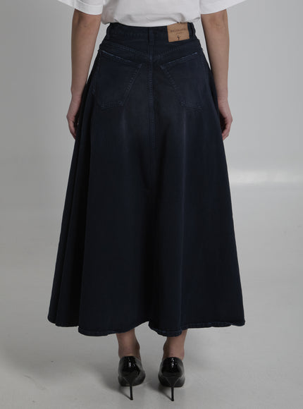 Balenciaga Godet Maxi Skirt
