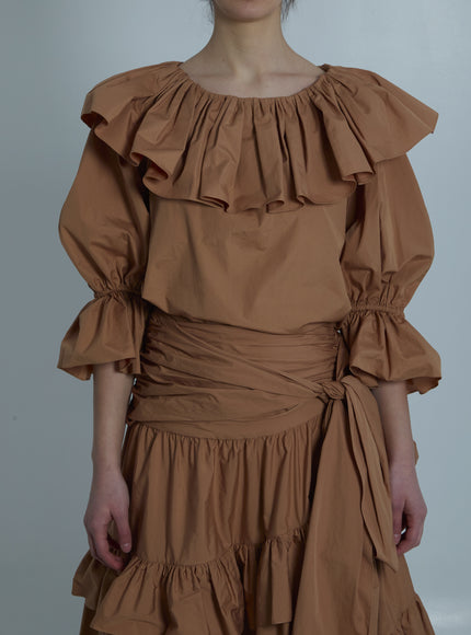 Chloe Top With Ruffles