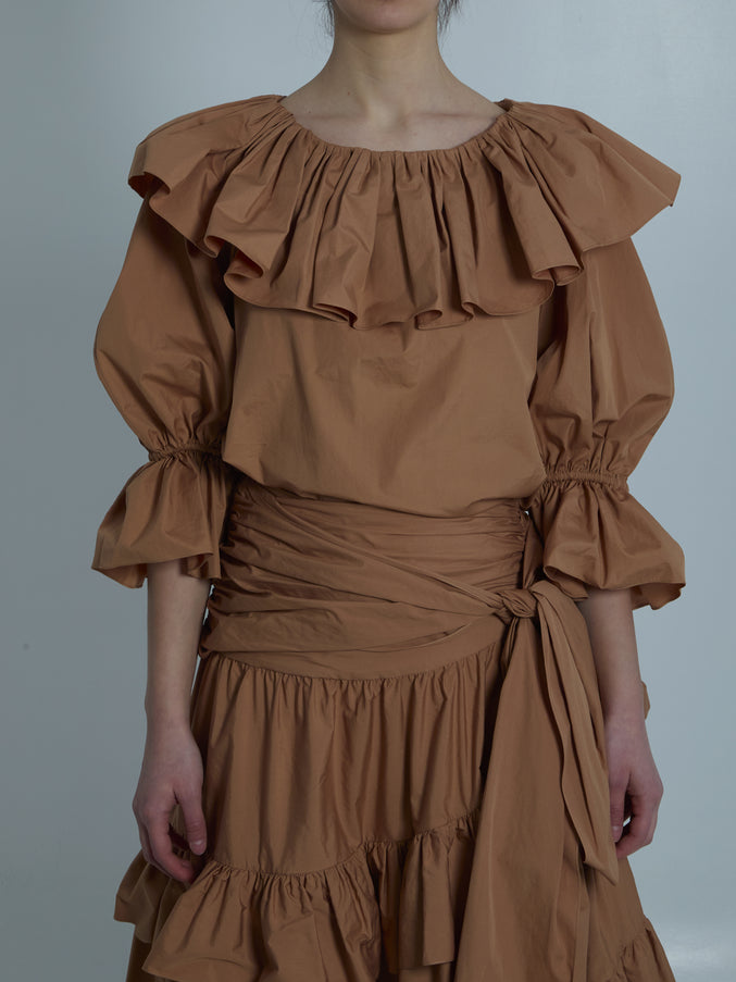 Chloe Top With Ruffles