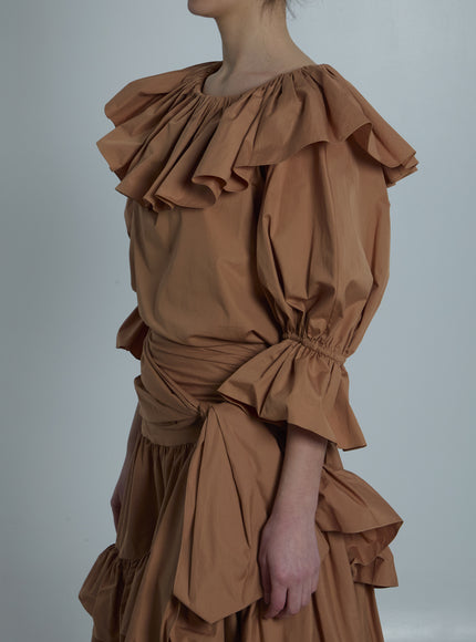 Chloe Top With Ruffles