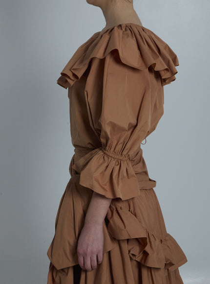 Chloe Top With Ruffles