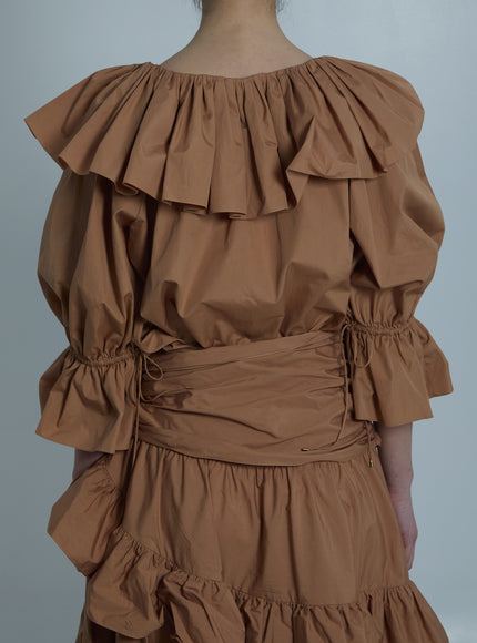 Chloe Top With Ruffles