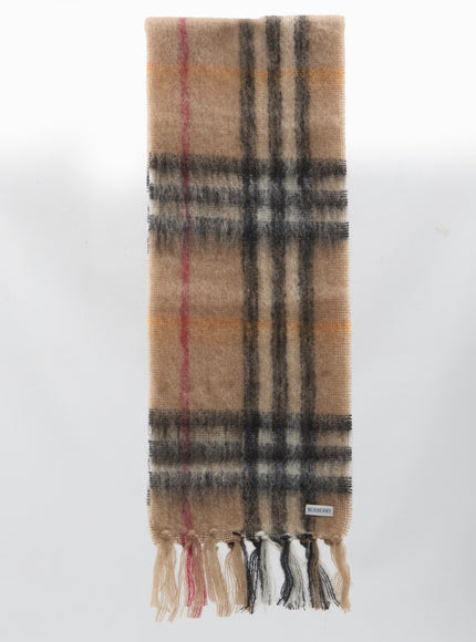 Burberry Check Printed Scarf QT Beige