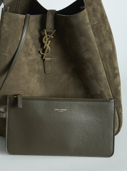 Saint Laurent Suede Le 5 à 7 Bag Large