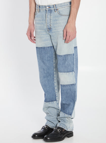 Gucci Patchwork Denim Jeans