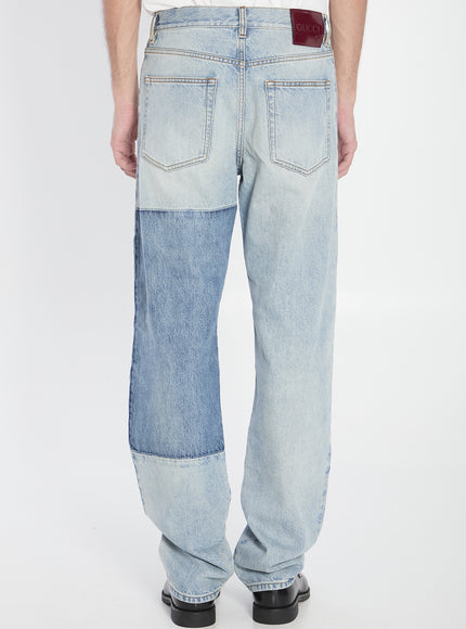 Gucci Patchwork Denim Jeans
