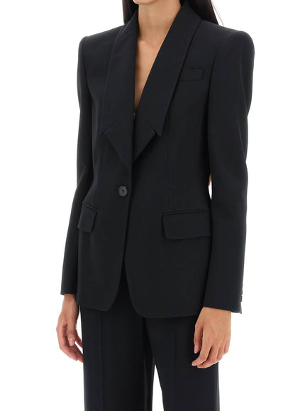 Alexander Mcqueen upside-down lapel jacket