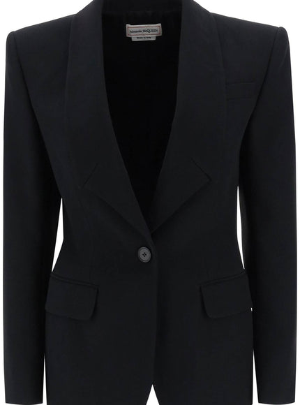 Alexander Mcqueen upside-down lapel jacket