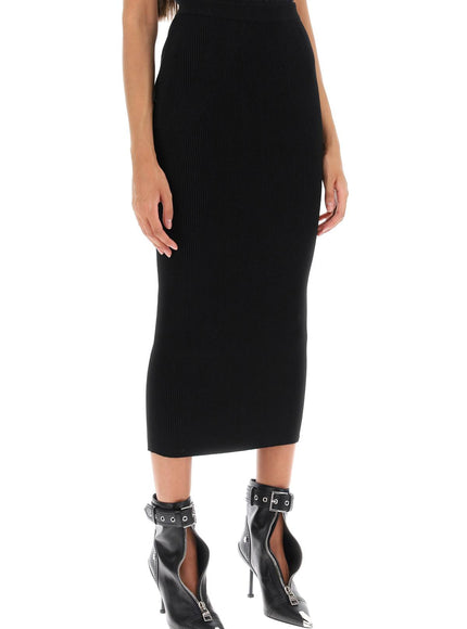 Alexander Mcqueen ribbed-knit pencil skirt