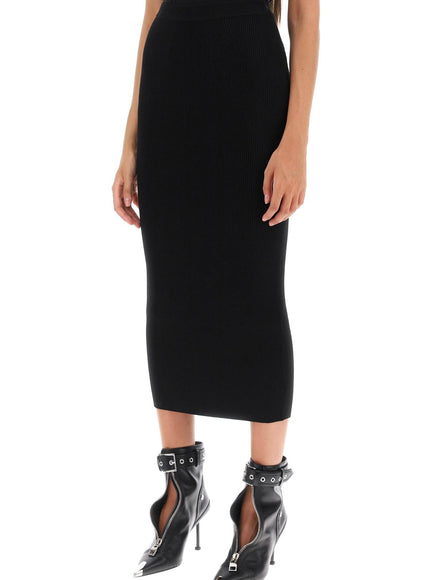 Alexander Mcqueen ribbed-knit pencil skirt