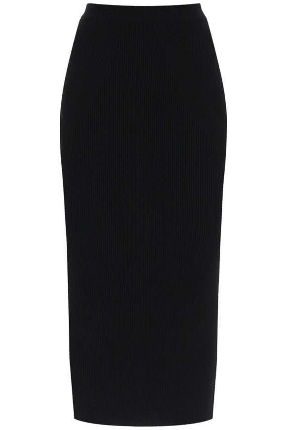 Alexander Mcqueen ribbed-knit pencil skirt