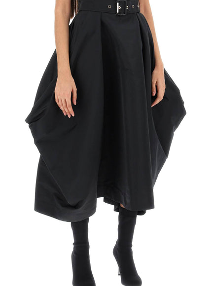 Alexander Mcqueen peg-top skirt in polyfaille