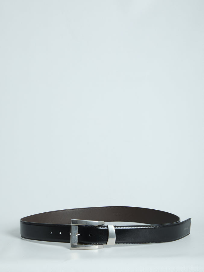Versace Leather Belt Black