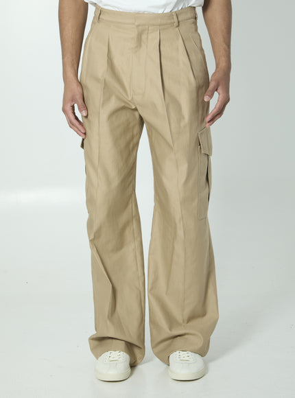 Celine Montauk Cargo Pants Beige