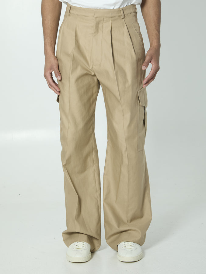 Celine Montauk Cargo Pants Beige