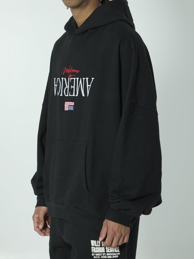 Willy Chavarria Welcome To America Hoodie