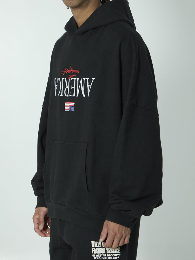 Willy Chavarria Welcome To America Hoodie