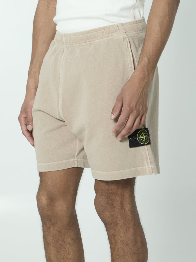 Stone Island Cotton Fleece Shorts