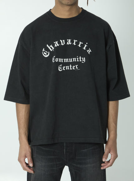 Willy Chavarria Community Center T-shirt Black
