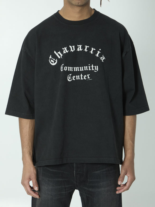 Willy Chavarria Community Center T-shirt Black