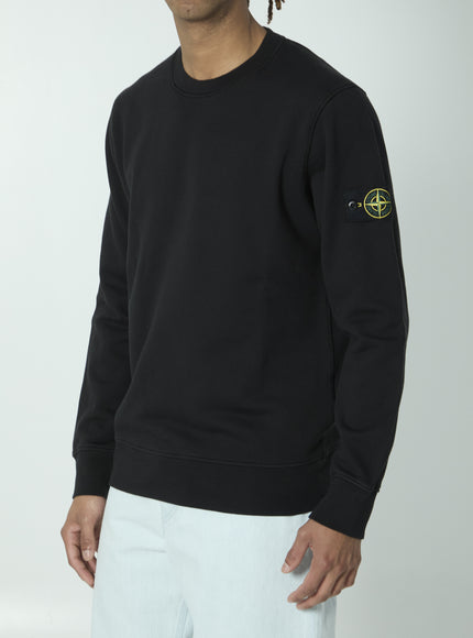 Stone Island Organic Cotton Sweater With Nylon
