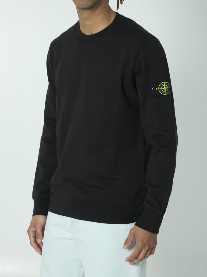 Stone Island Organic Cotton Sweater With Nylon