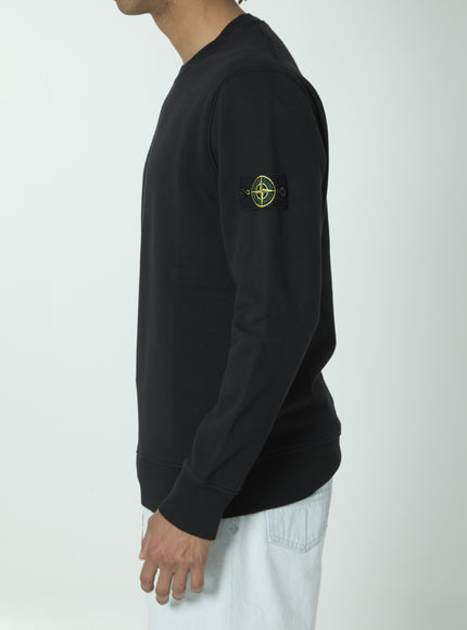 Stone Island Organic Cotton Sweater With Nylon