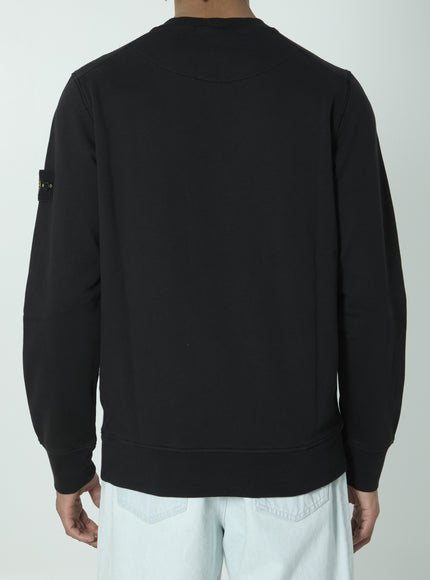 Stone Island Organic Cotton Sweater With Nylon