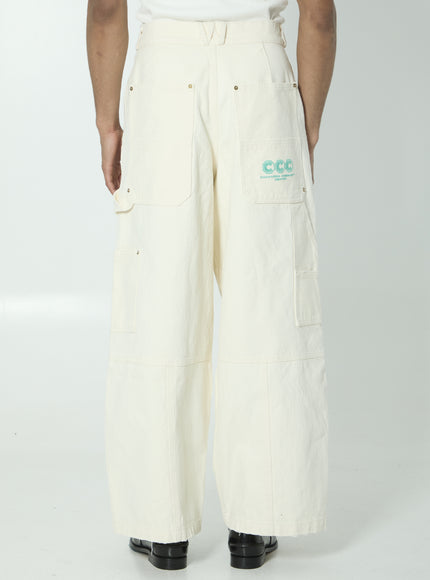 Willy Chavarria Stockton White Jeans