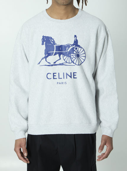 Celine Celine Paris Sweatshirt Grey