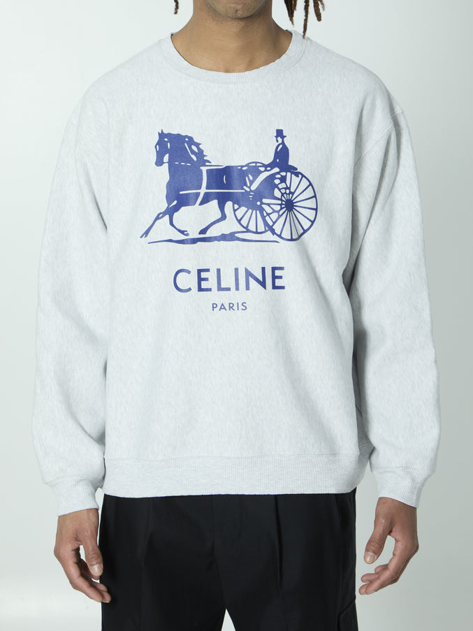 Celine Celine Paris Sweatshirt Grey