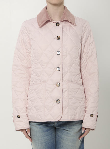 Burberry Fernleigh Quilted Jacket Pink