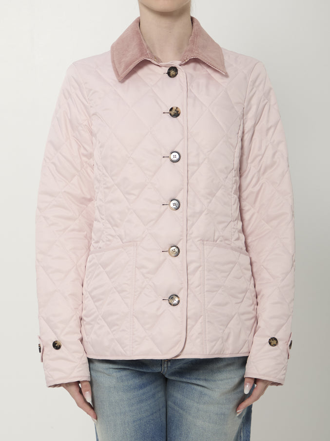 Burberry Fernleigh Quilted Jacket Pink