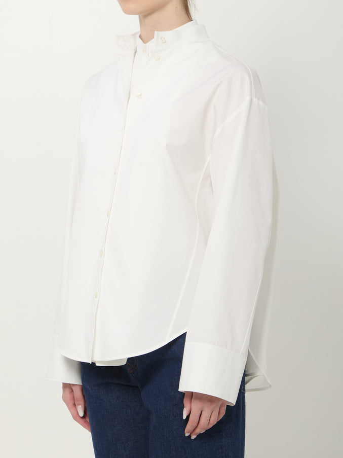 Alaia Layered Poplin Shirt
