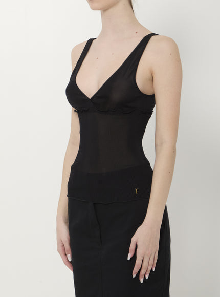 Saint Laurent Cassandre Tank Top