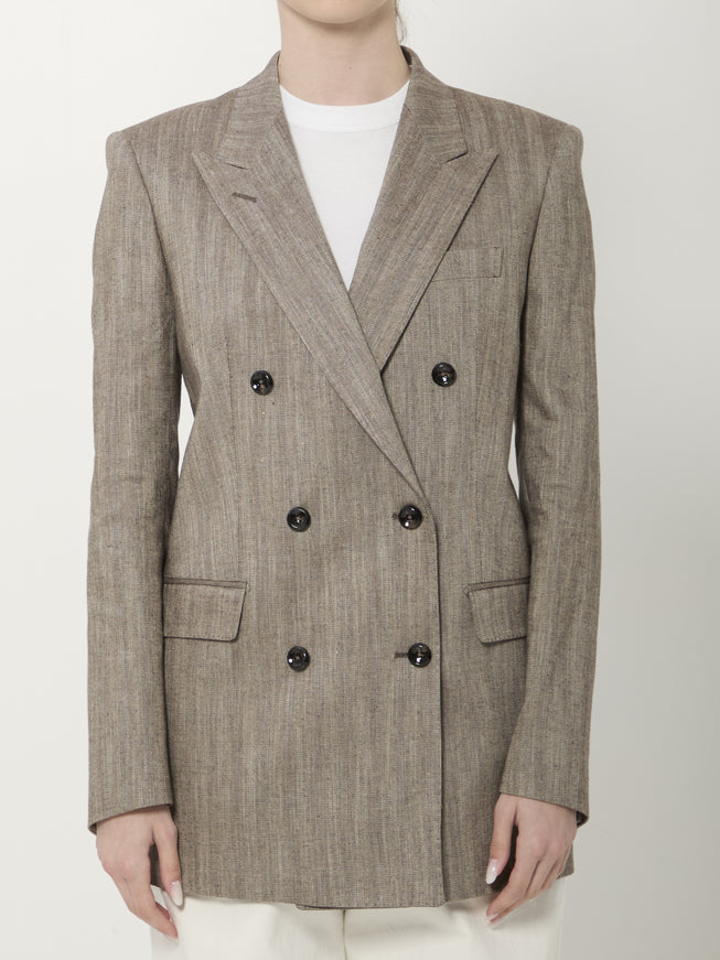 Tagliatore Double-breasted Jacket Brown