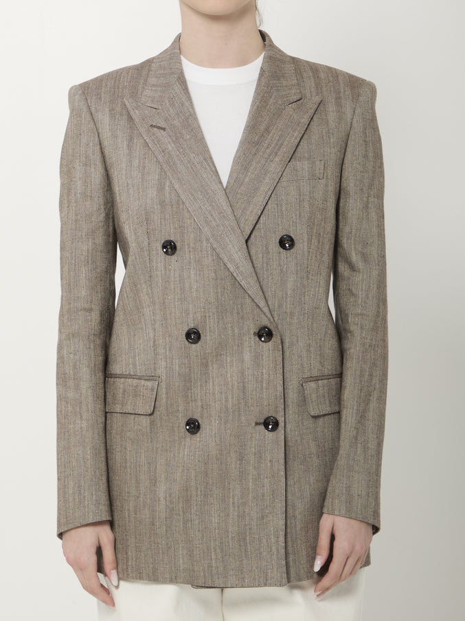 Tagliatore Double-breasted Jacket Brown