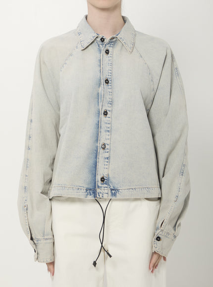 Haikure Keira Vintage Dirty Shirt Light Blue