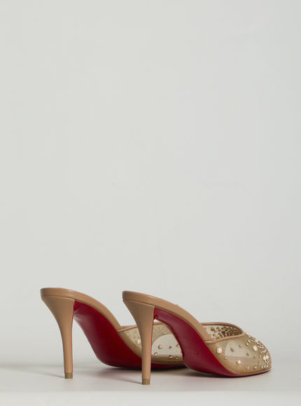 Christian Louboutin Miss Z Desgrastrass Pearl Mules