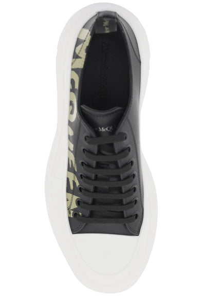 Alexander Mcqueen tread slick sneakers with graffiti logo